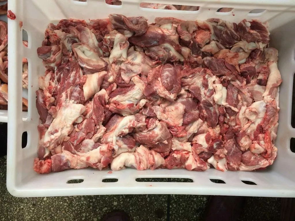 фотография продукта Мясо голов(свинина зам)